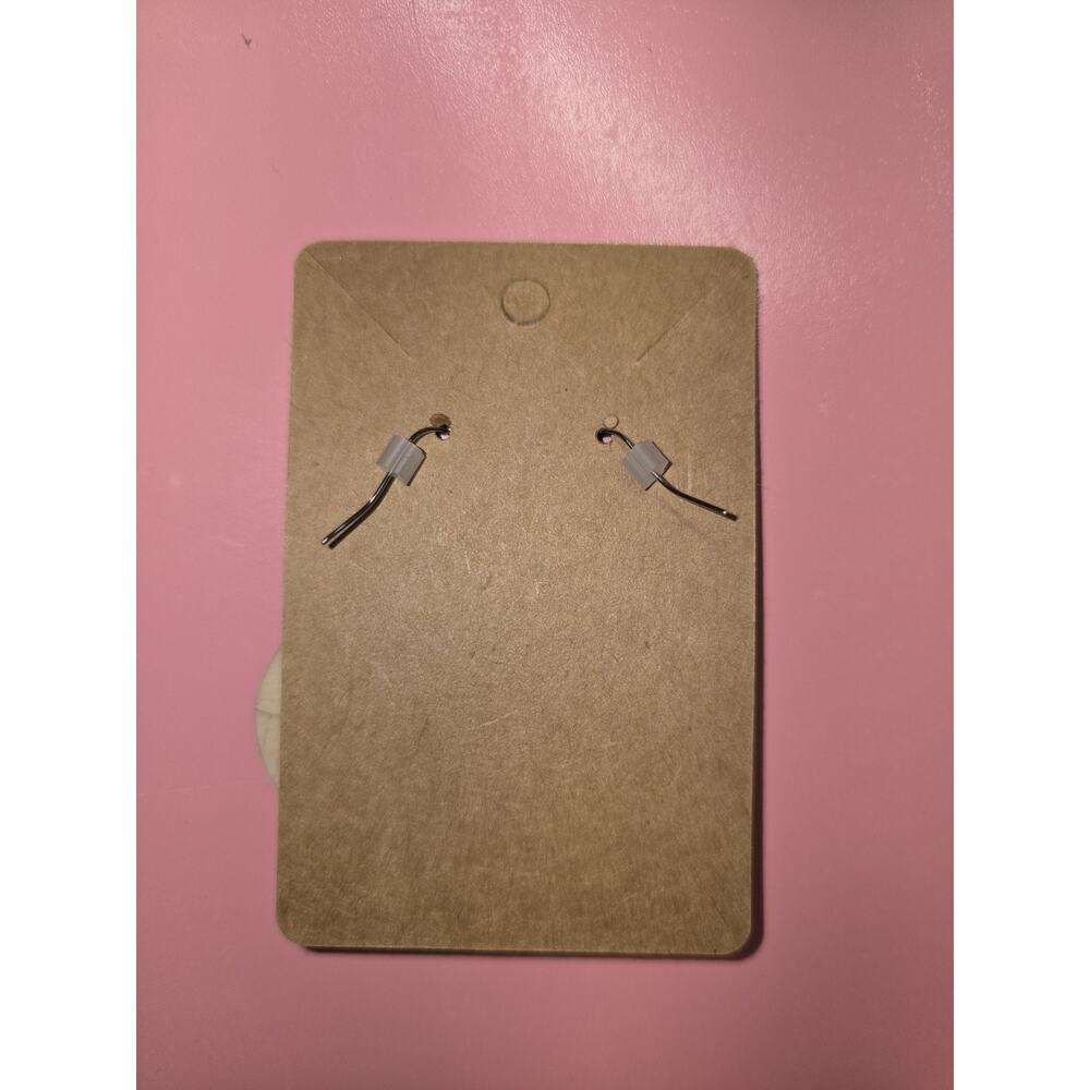 Wooden Engraved Laser Cut Earrings Eggs Fun Funny Cute - Picture 3 of 3